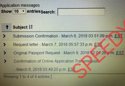 Original Passport Request 1